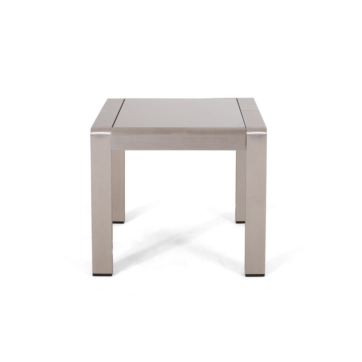 Cape Coral Outdoor 4 Seater Aluminum Club Chair and Table Set by Christopher Knight Home