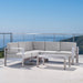 Cape Coral Outdoor 5-Seater Sectional Set by Christopher Knight Home