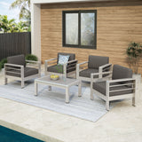 Cape Coral Outdoor 5-piece Seating Set with Cushions by Christopher Knight Home
