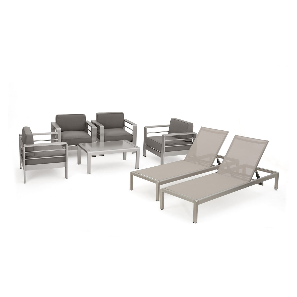 Cape Coral Outdoor 7-piece Seating Set with Cushions by Christopher Knight Home