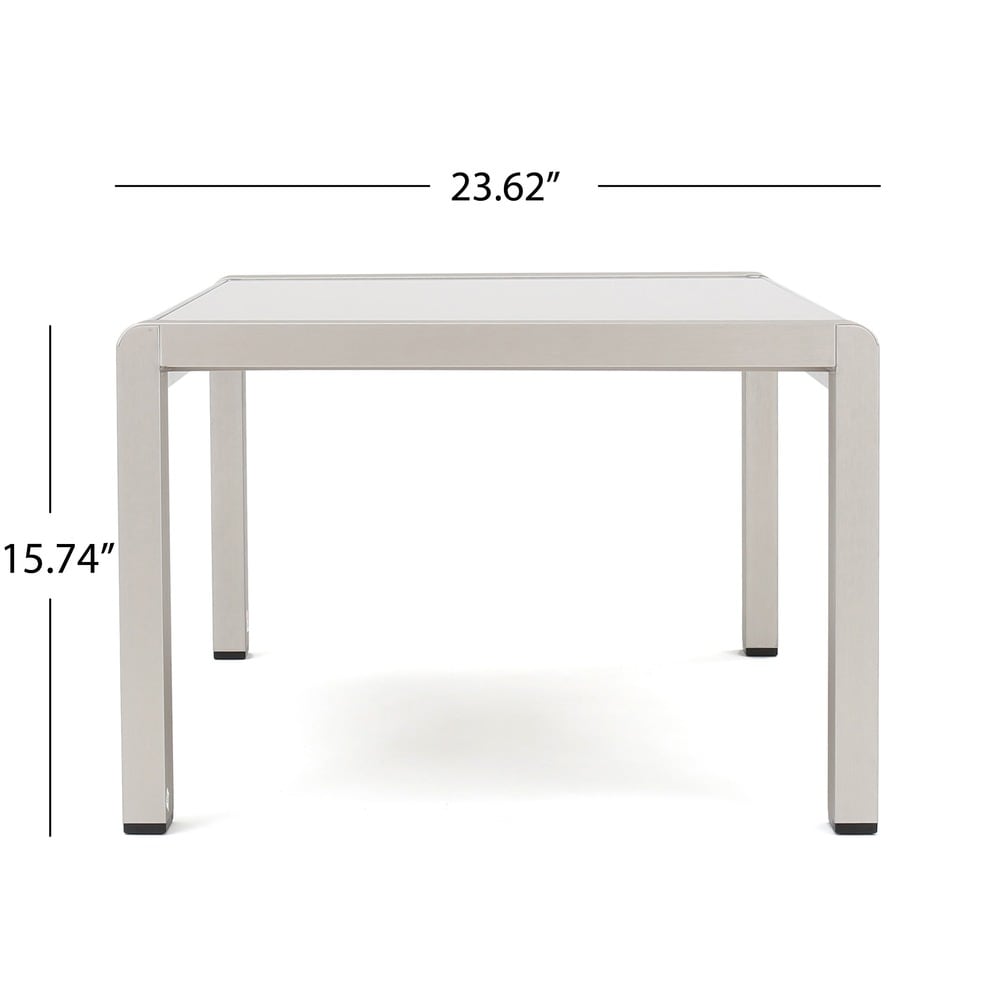 Cape Coral Outdoor Aluminum 2-piece Set with Cushions by Christopher Knight Home