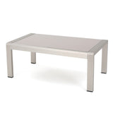 Cape Coral Outdoor Aluminum 2-piece Set with Cushions by Christopher Knight Home