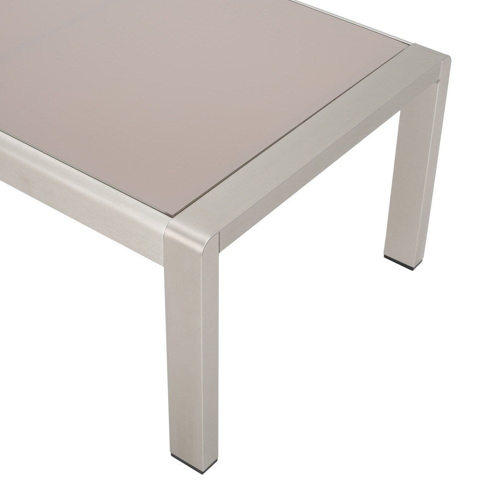 Cape Coral Outdoor Aluminum 2-piece Set with Cushions by Christopher Knight Home