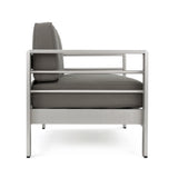 Cape Coral Outdoor Aluminum 2-piece Set with Cushions by Christopher Knight Home