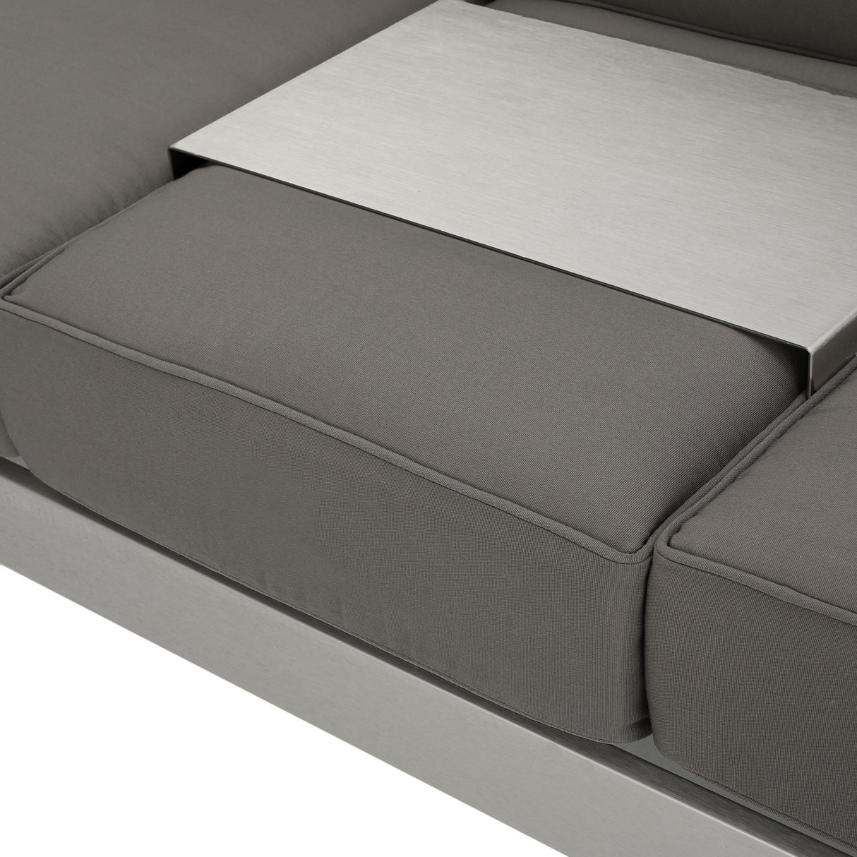 Cape Coral Outdoor Aluminum 3-piece Sofa Set by Christopher Knight Home