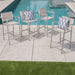 Cape Coral Outdoor Aluminum Barstool (Set of 4) by Christopher Knight Home