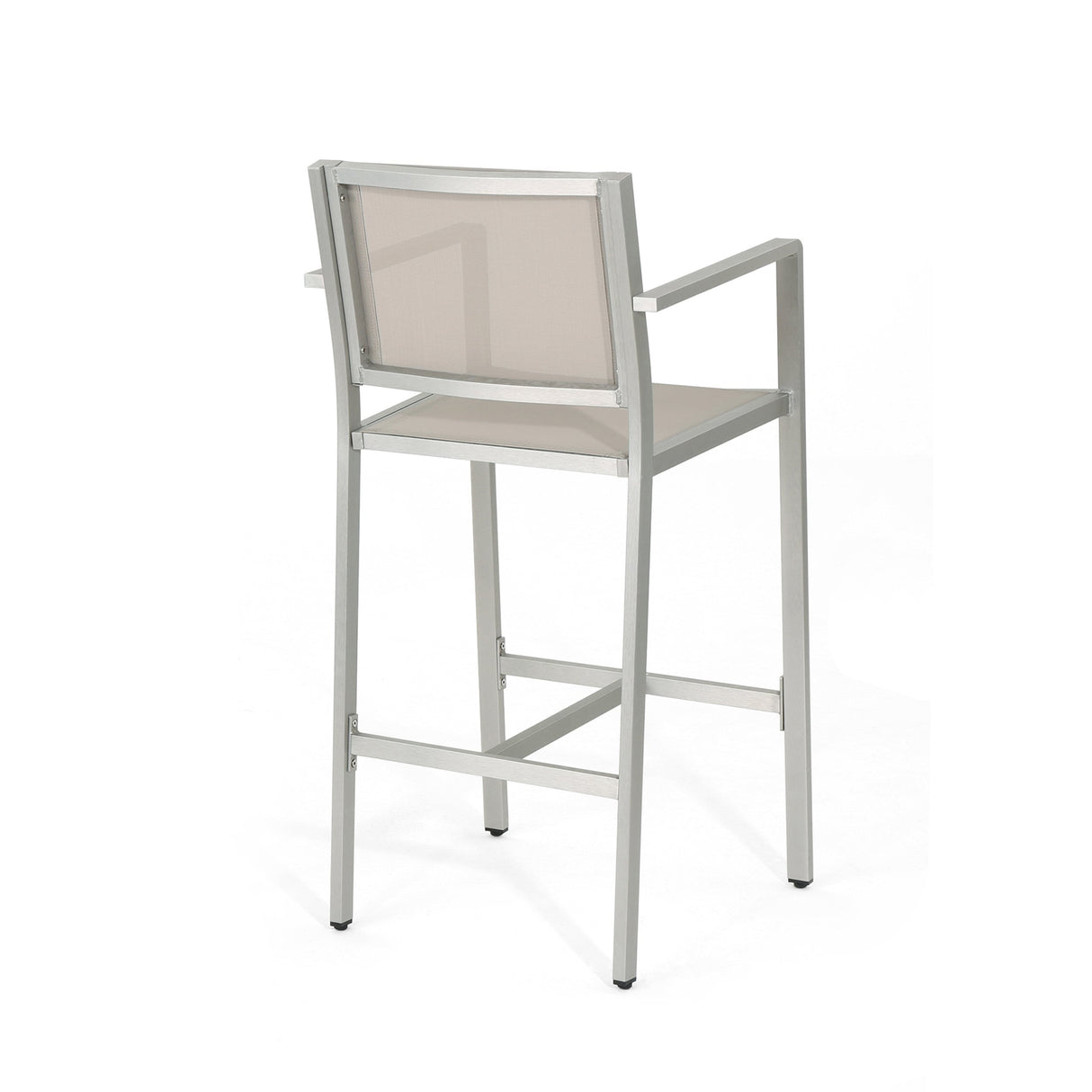Cape Coral Outdoor Aluminum Barstool (Set of 4) by Christopher Knight Home