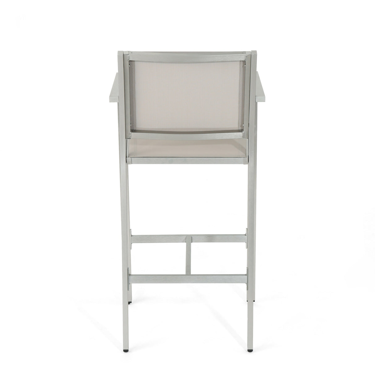 Cape Coral Outdoor Aluminum Barstool (Set of 4) by Christopher Knight Home