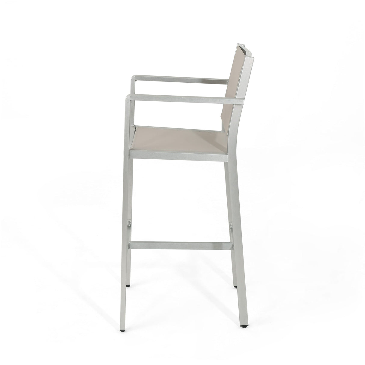 Cape Coral Outdoor Aluminum Barstool (Set of 4) by Christopher Knight Home