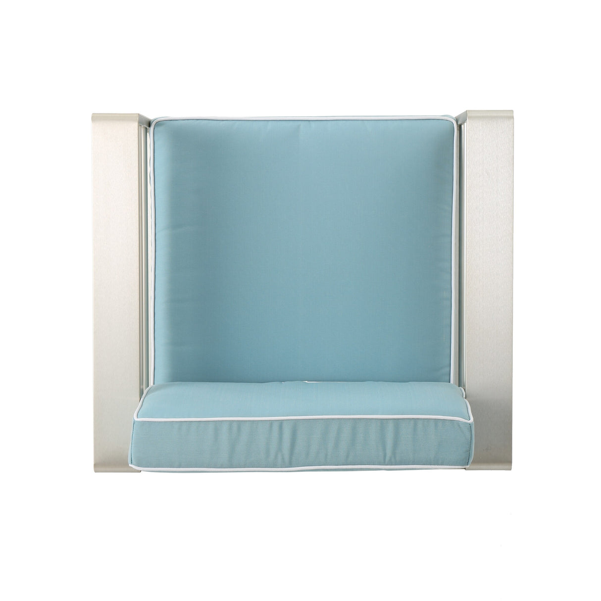 Cape Coral Outdoor Aluminum Club Chair with Cushion (Set of 4) by Christopher Knight Home