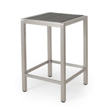 Cape Coral Outdoor Aluminum Wicker Bar Table (Table Only) by Christopher Knight Home