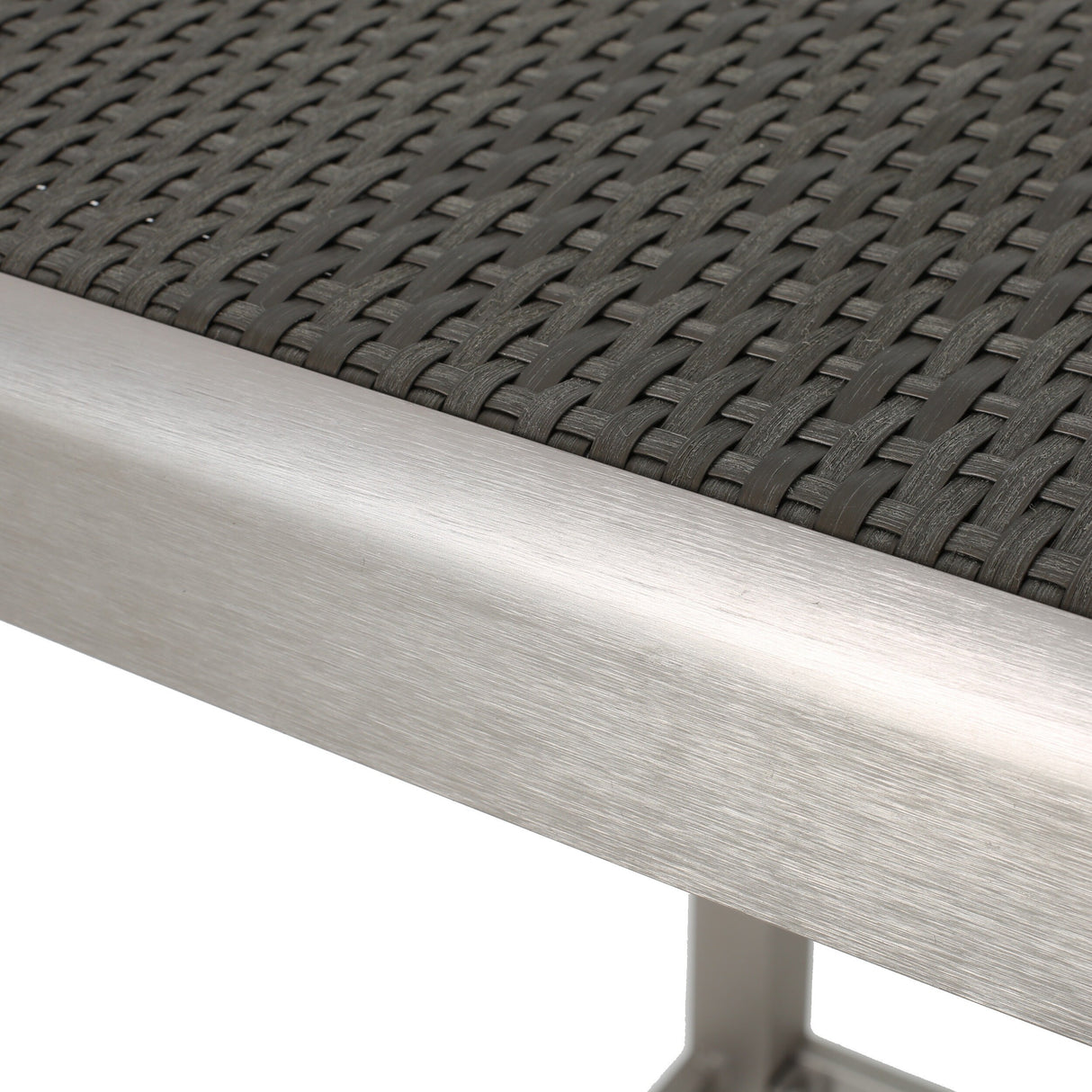 Cape Coral Outdoor Aluminum Wicker Bar Table (Table Only) by Christopher Knight Home