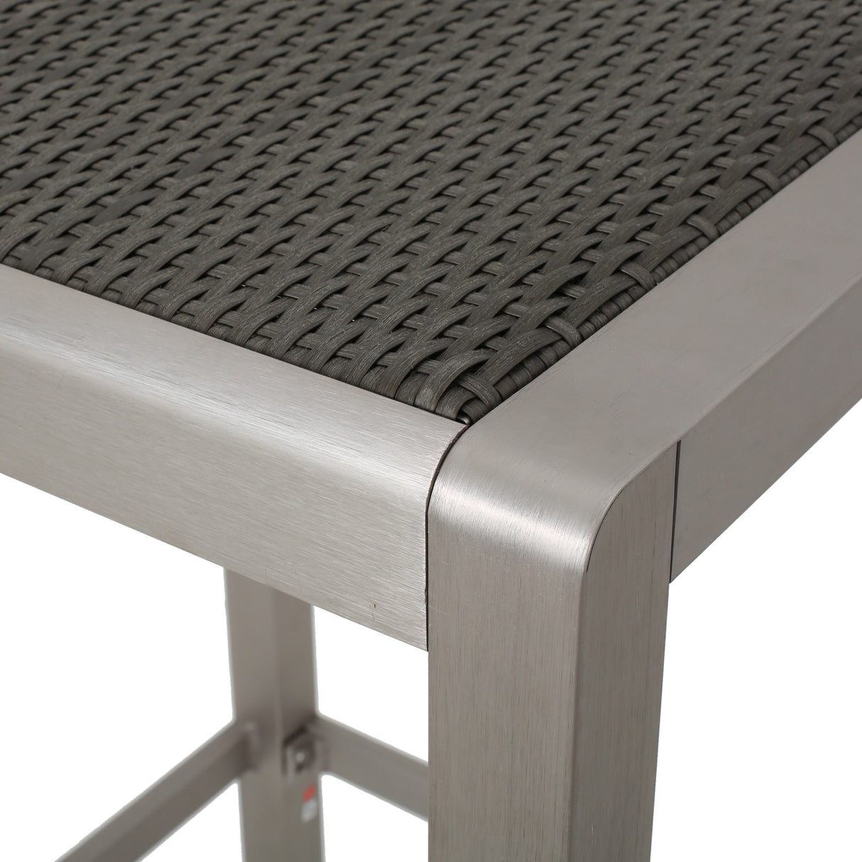 Cape Coral Outdoor Aluminum Wicker Bar Table (Table Only) by Christopher Knight Home