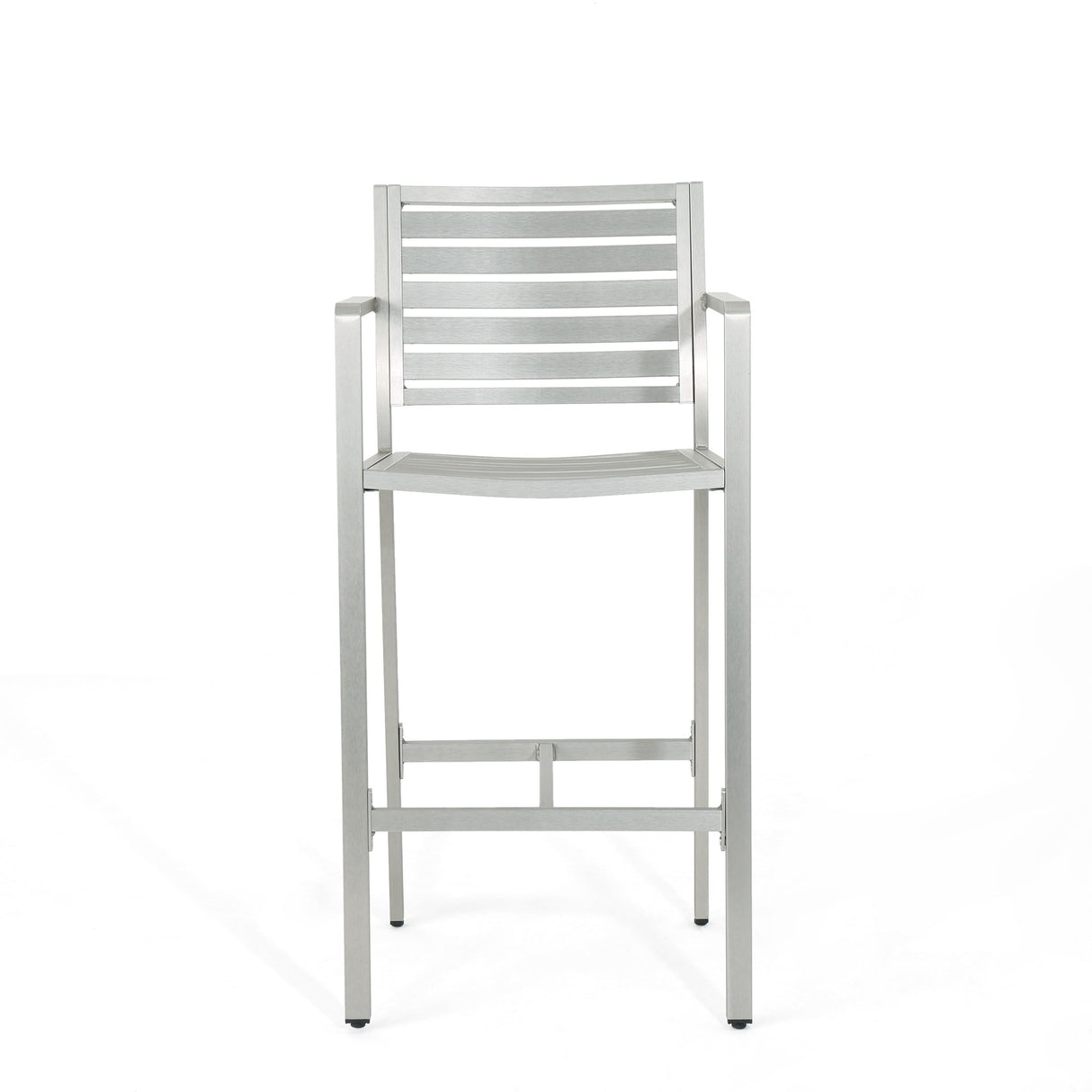 Cape Coral Outdoor Aluminum 30 Inch Barstools (Set of 2) by Christopher Knight Home