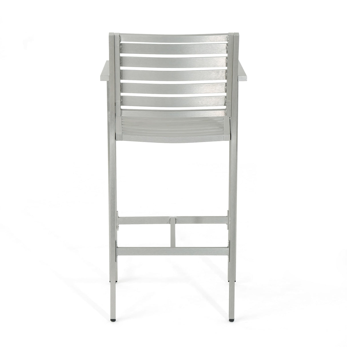 Cape Coral Outdoor Aluminum 30 Inch Barstools (Set of 2) by Christopher Knight Home