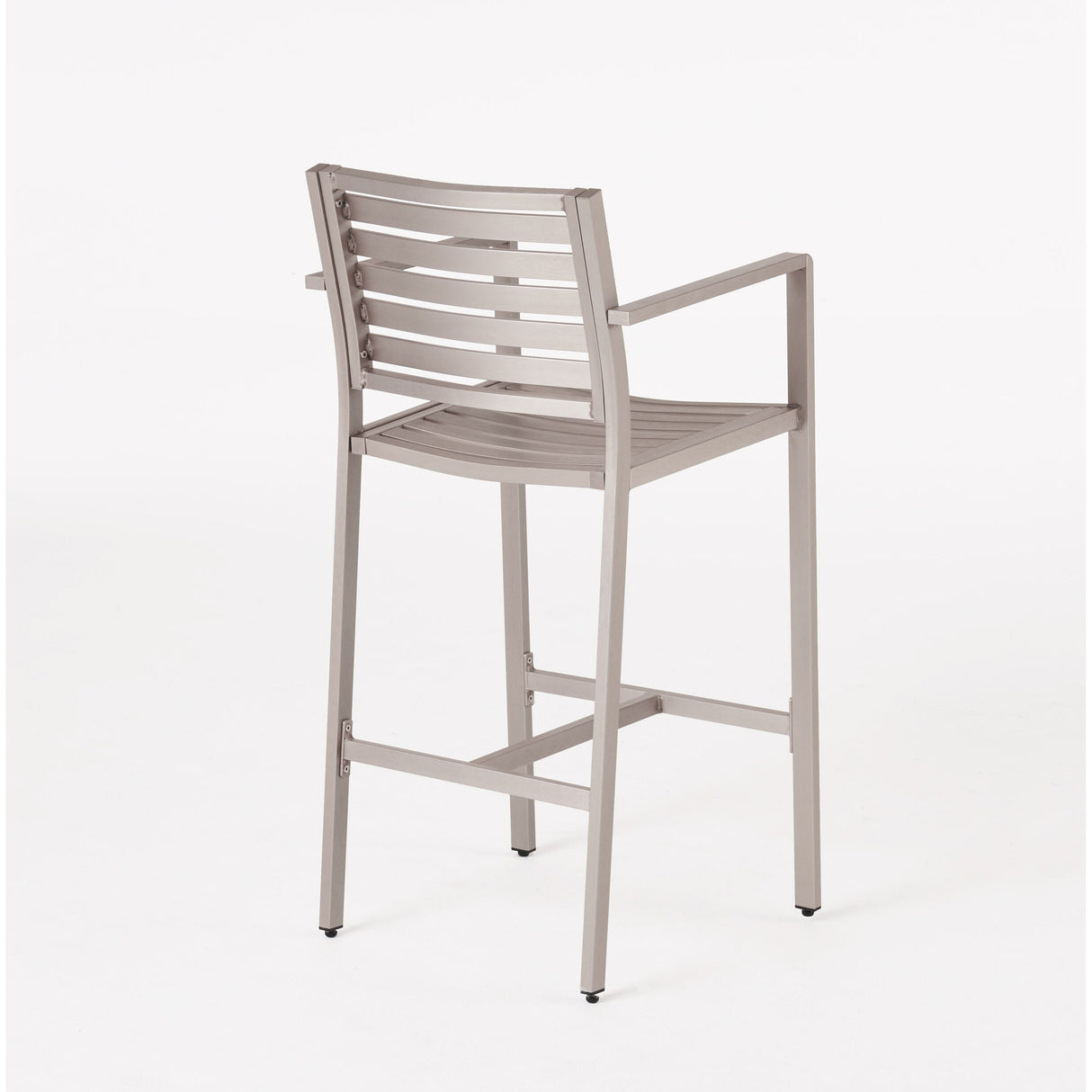 Cape Coral Outdoor Aluminum 30 Inch Barstools (Set of 2) by Christopher Knight Home