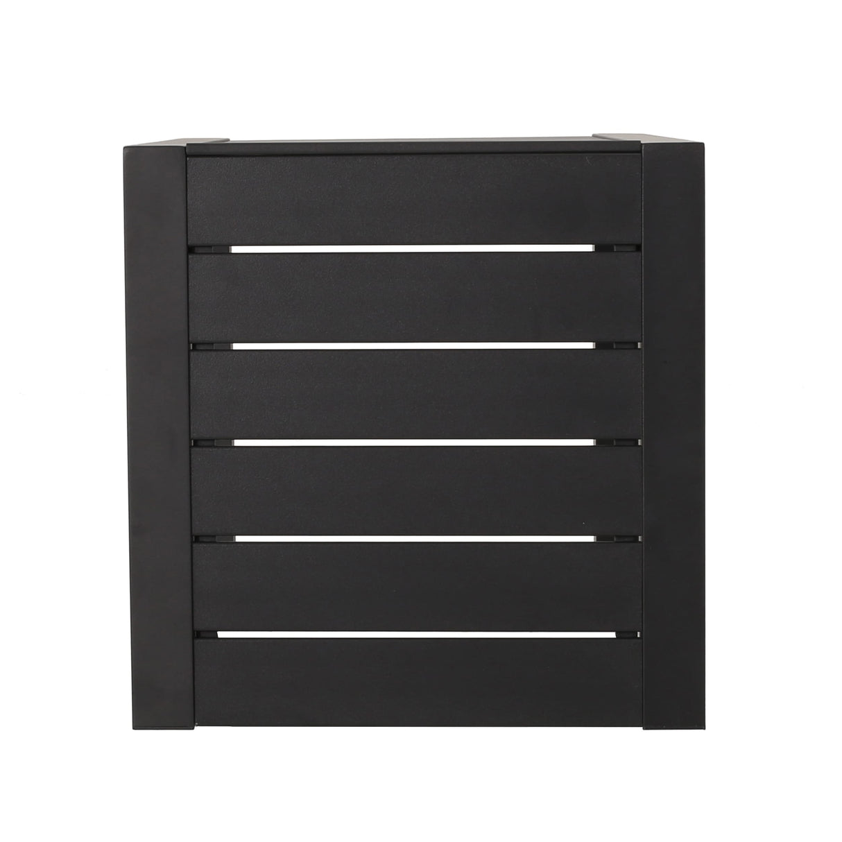 Cape Coral Outdoor C-Shape Aluminum Side Table by Christopher Knight Home