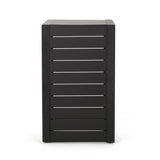 Cape Coral Outdoor C-Shape Aluminum Side Table by Christopher Knight Home