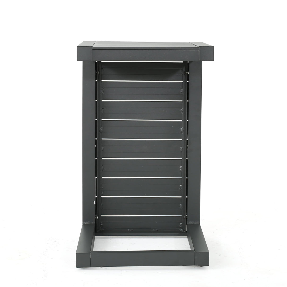 Cape Coral Outdoor C-Shape Aluminum Side Table by Christopher Knight Home