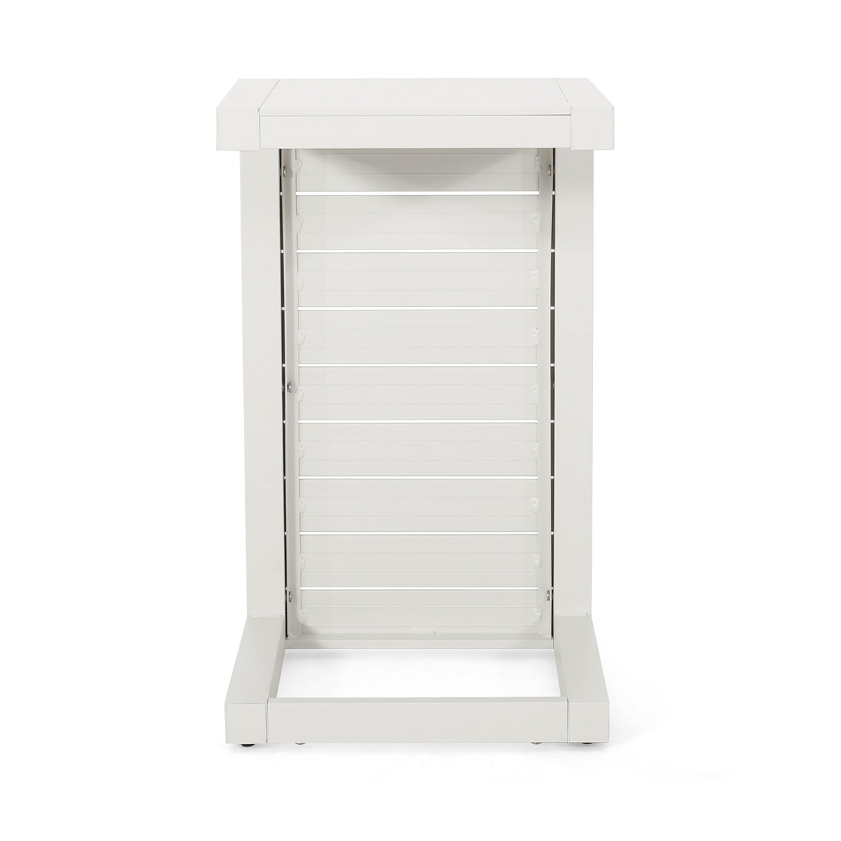 Cape Coral Outdoor C-Shape Aluminum Side Table by Christopher Knight Home