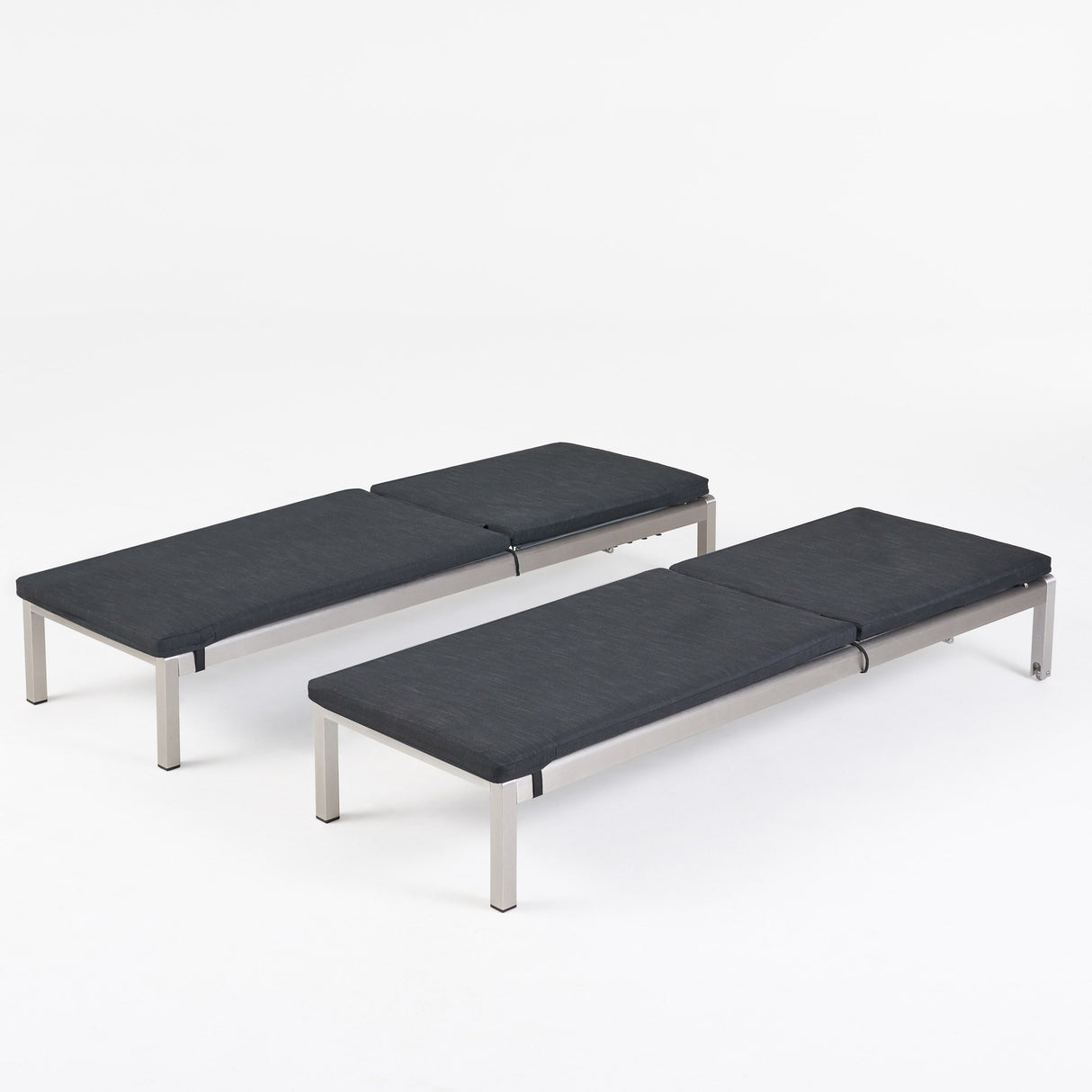 Cape Coral Outdoor Chaise Lounge with Cushion (Set of 2) by Christopher Knight Home
