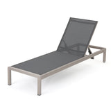 Cape Coral Outdoor Chaise Lounge with Cushion (Set of 2) by Christopher Knight Home