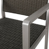Cape Coral Outdoor Wicker Barstool (Set of 2) by Christopher Knight Home