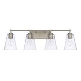 4-light Brushed Nickel Bath/Vanity Light - Brushed Nickel