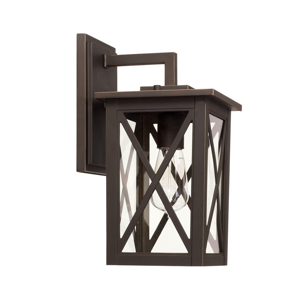 Avondale 1-light Oiled Bronze Outdoor Wall Lantern