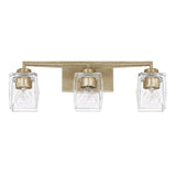 Karina 3-light Winter Gold Bath/Vanity Fixture