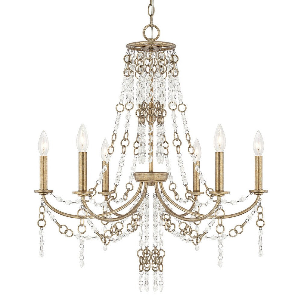Ava 6-light Sable Chandelier