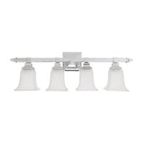 Transitional 4-light Chrome Bath/Vanity Light