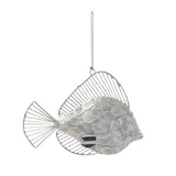 Capiz/ Wire Fish Ornament (Set of 6)