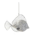 Capiz/ Wire Fish Ornament (Set of 6)