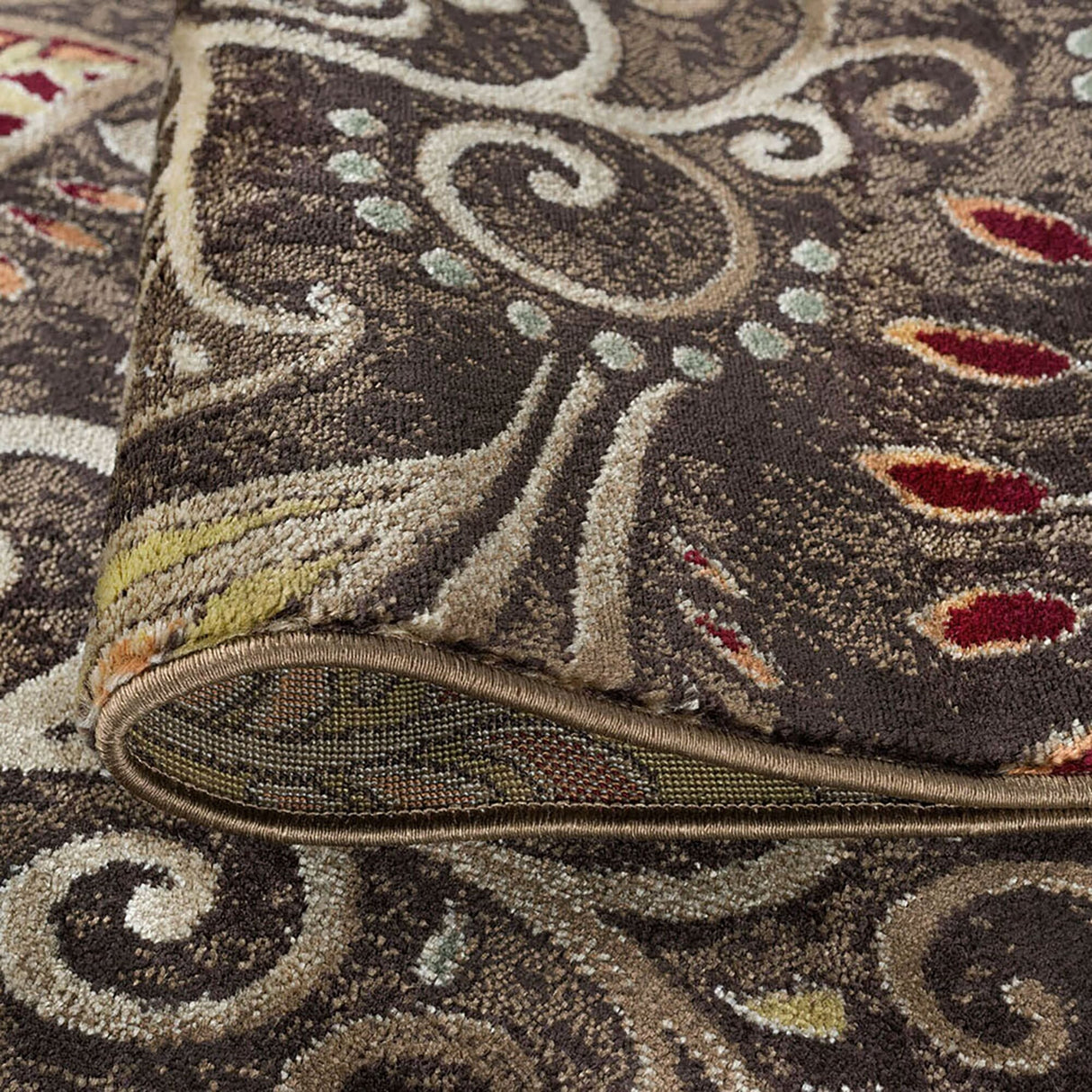 Caprice Mid-Century Modern Floral Indoor Area Rug