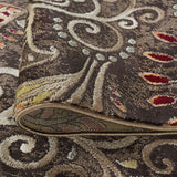 Caprice Mid-Century Modern Floral Indoor Area Rug