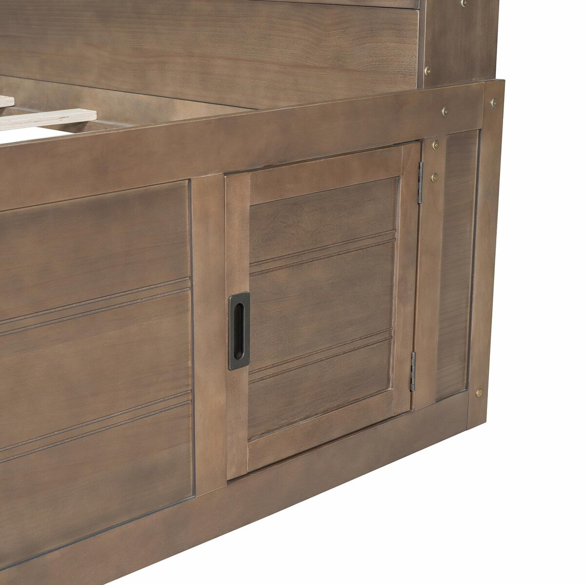 Captain Daybed with Storage Bookcase Headboard, Trundle, and Three Storage Drawers