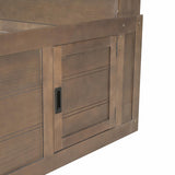 Captain Daybed with Storage Bookcase Headboard, Trundle, and Three Storage Drawers