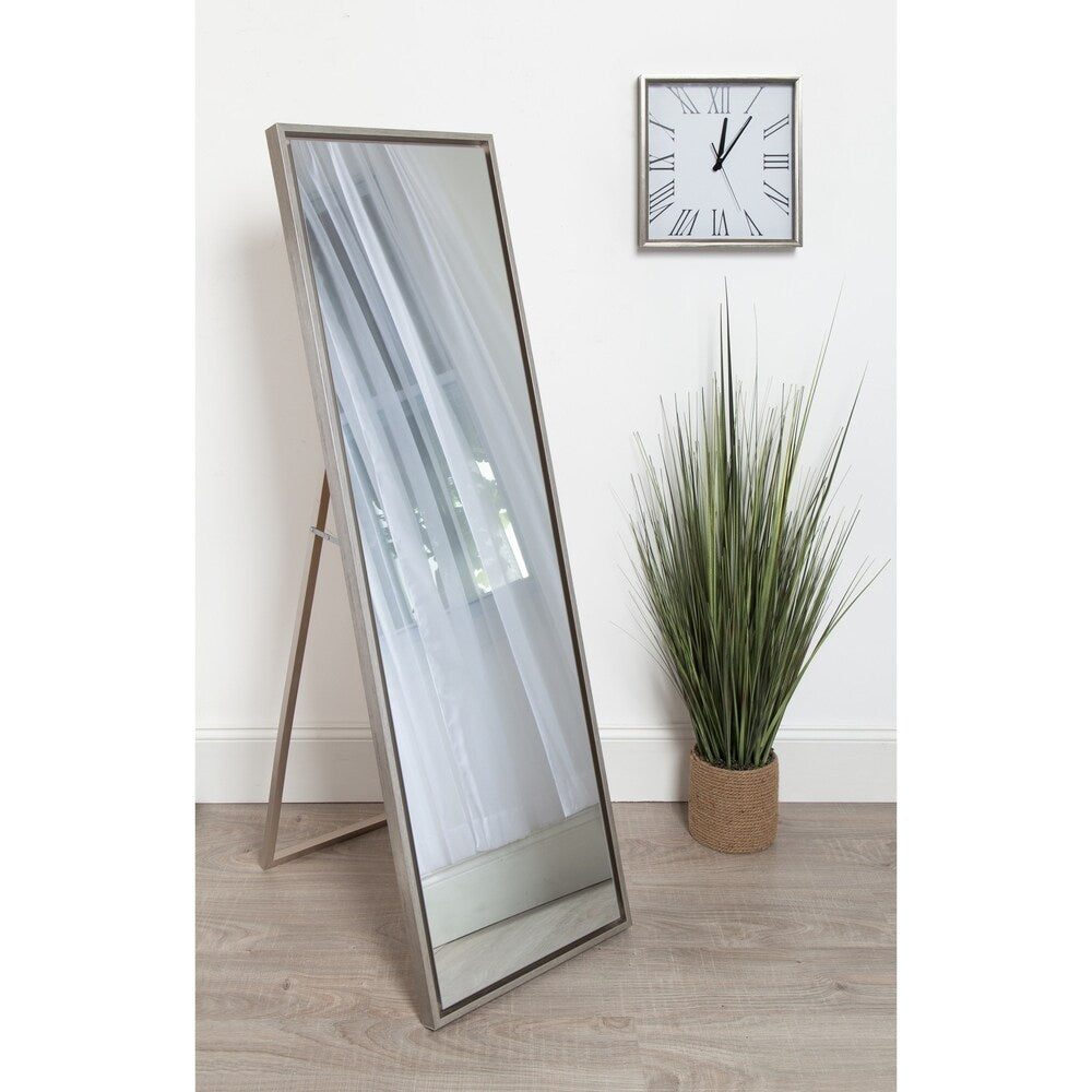Carbon Loft Beckman Wood Framed Free-standing Mirror - 18x58
