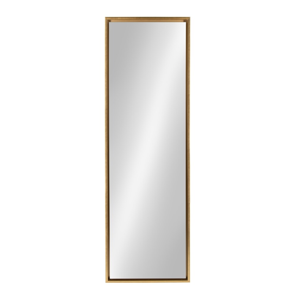 Carbon Loft Beckman Wood Framed Free-standing Mirror - 18x58