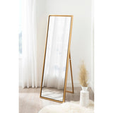 Carbon Loft Beckman Wood Framed Free-standing Mirror - 18x58