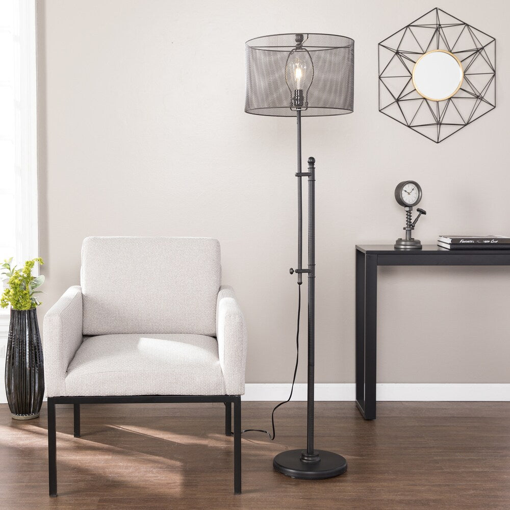 Carbon Loft Modern Industrial Floor Lamp