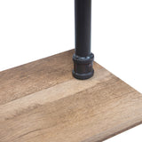Leyva Industrial 3-tier Floating Wall Shelf by Carbon Loft