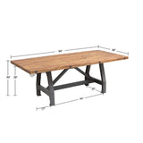 INK+IVY Lancaster Rectangle Dining Table