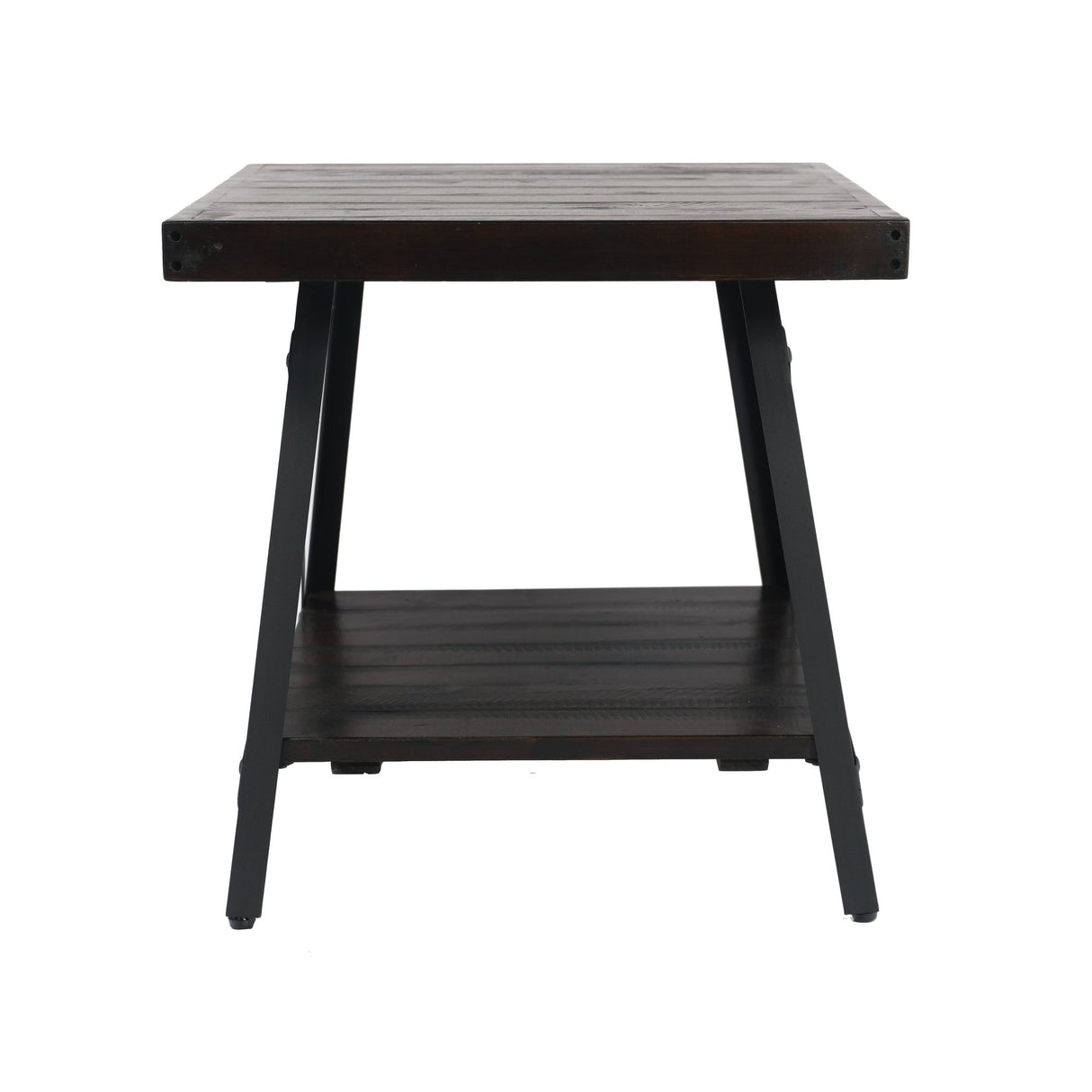 Carbon Loft Oliver Modern Rustic Wood End Table