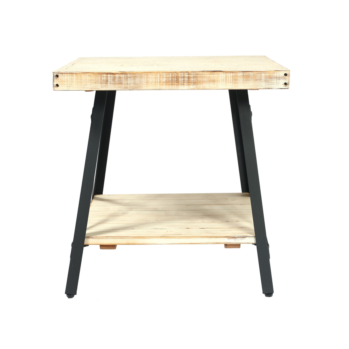 Carbon Loft Oliver Modern Rustic Wood End Table