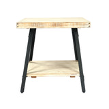 Carbon Loft Oliver Modern Rustic Wood End Table