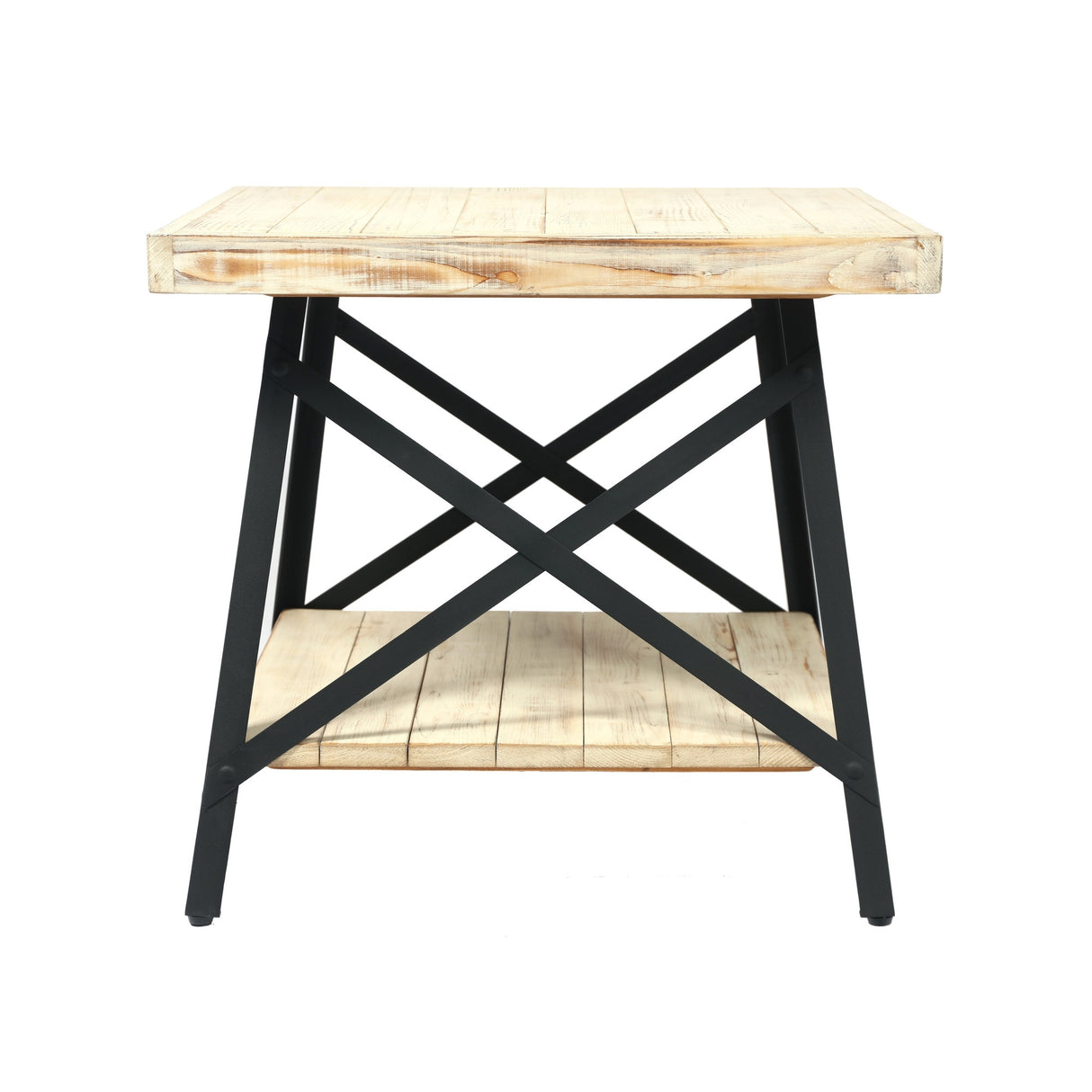 Carbon Loft Oliver Modern Rustic Wood End Table