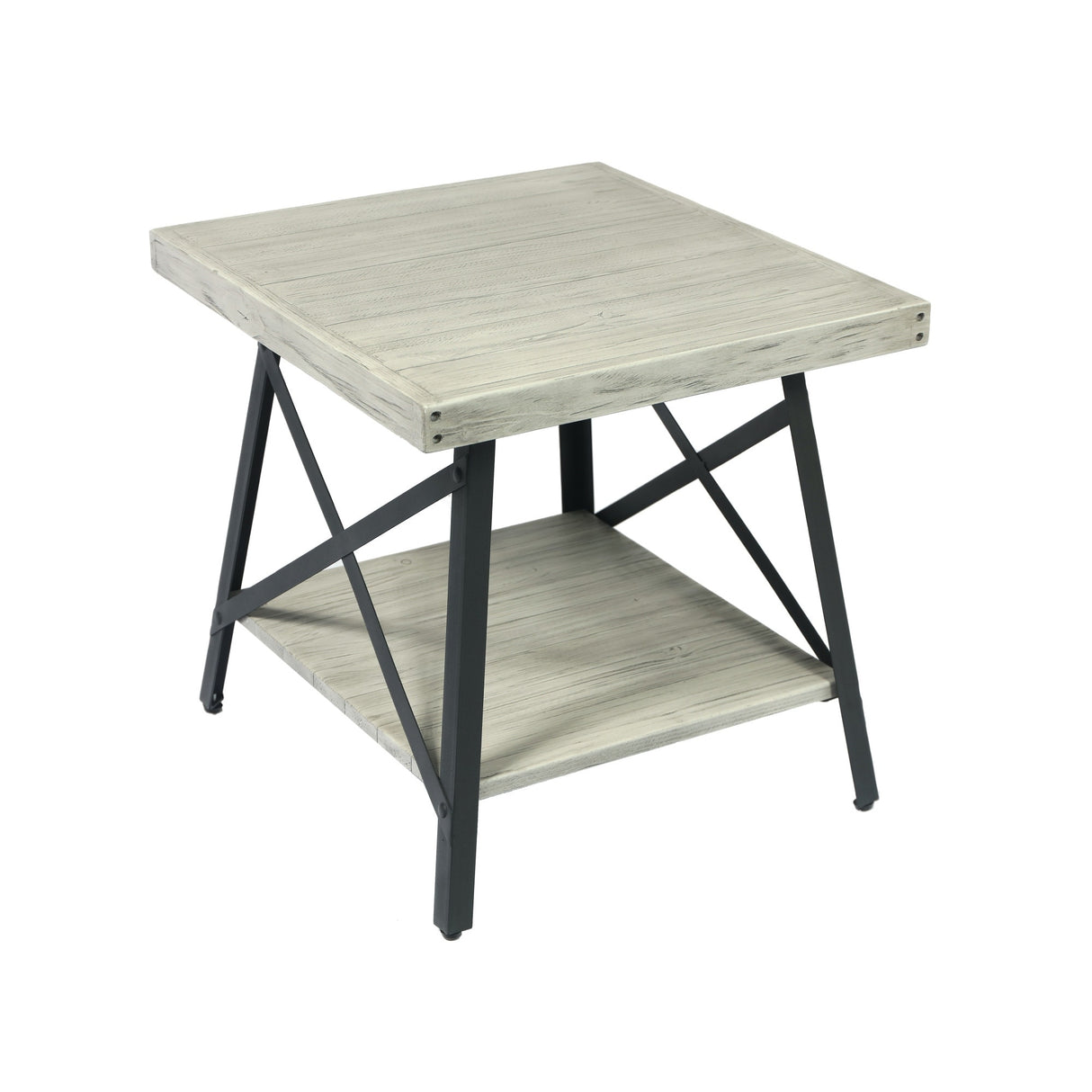Carbon Loft Oliver Modern Rustic Wood End Table