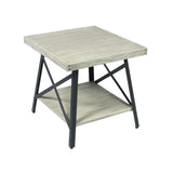 Carbon Loft Oliver Modern Rustic Wood End Table
